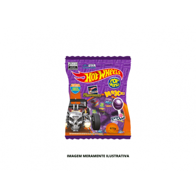 PIRULITO POP MANIA MAXXI HOT WHEELS UVA RICLAN 672G